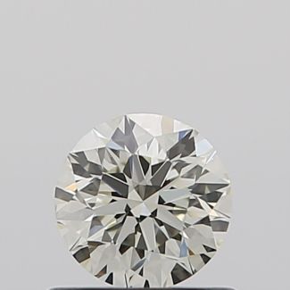 0.52 Carat Round K VS2 EX GIA Natural Diamond