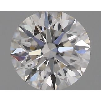 0.36 Carat Round E VVS1 EX GIA Natural Diamond