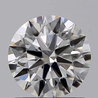 0.91 Carat Round I VVS1 EX GIA Natural Diamond