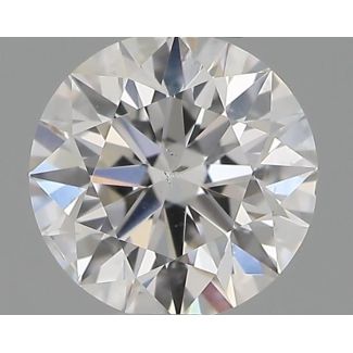 0.30 Carat Round F SI1 VG GIA Natural Diamond