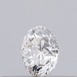 0.18 Carat Round F VS1 EX GIA Natural Diamond