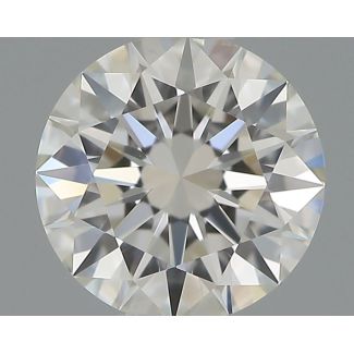 0.4 Carat Round H VVS2 EX IGI Natural Diamond