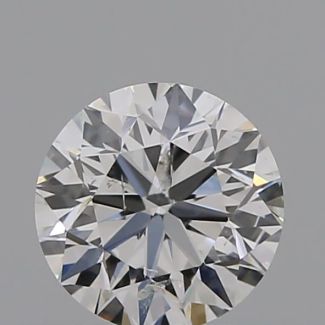 0.40 Carat Round F SI2 VG EX GIA Natural Diamond