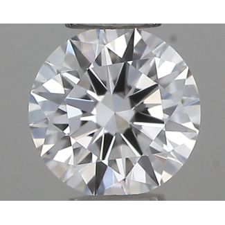 0.19 Carat Round D VS1 EX VG GIA Natural Diamond