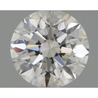 0.87 Carat Round F VS1 EX GIA Natural Diamond