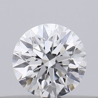 0.17 Carat Round D VS1 EX GIA Natural Diamond