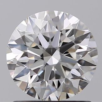 1.00 Carat Round F VVS2 EX GIA Natural Diamond