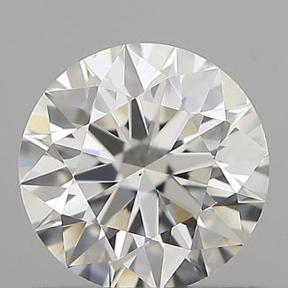 0.51 Carat Round G VS1 EX GIA Natural Diamond