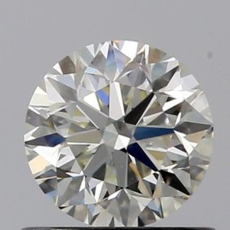 0.63 Carat Round K SI1 VG GIA Natural Diamond