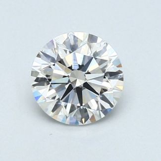 0.71 Carat Round D SI1 VG EX GIA Natural Diamond