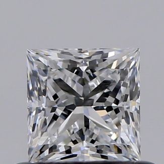 0.51 Carat Princess D VS1 - EX VG GIA Natural Diamond