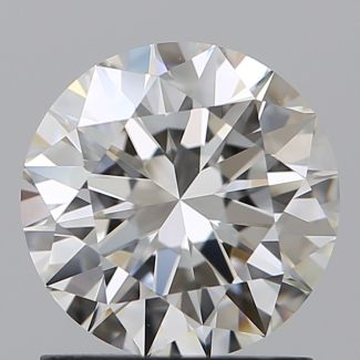 1.3 Carat Round H VVS2 EX GIA Natural Diamond