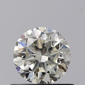 0.50 Carat Round K SI1 GD VG GIA Natural Diamond