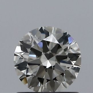 0.70 Carat Round I VS2 EX VG GIA Natural Diamond