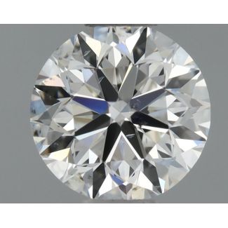 0.5 Carat Round F SI1 VG EX GIA Natural Diamond