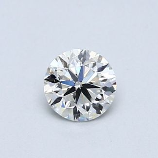 0.5 Carat Round H VS2 VG EX GIA Natural Diamond