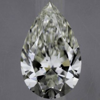 0.61 Carat Pear I VVS1 - EX GIA Natural Diamond