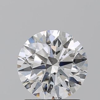 1.5 Carat Round F SI2 EX GIA Natural Diamond