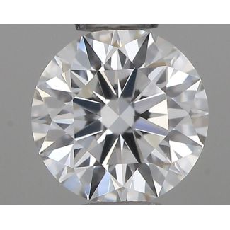 0.34 Carat Round G VVS2 EX GIA Natural Diamond