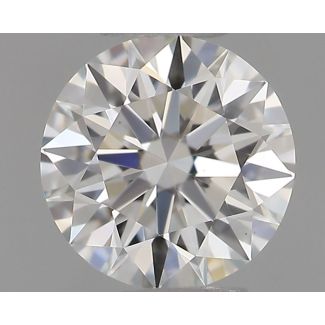 0.31 Carat Round H VS1 EX IGI Natural Diamond