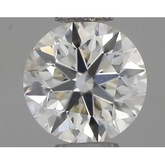 0.35 Carat Round H VS1 EX IGI Natural Diamond