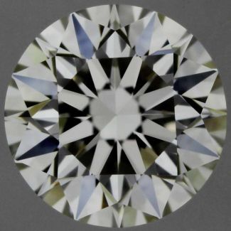 0.45 Carat Round I VVS1 EX VG GIA Natural Diamond