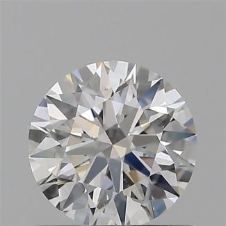 0.60 Carat Round E VS2 EX GIA Natural Diamond