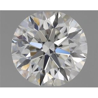 0.58 Carat Round H IF EX GIA Natural Diamond