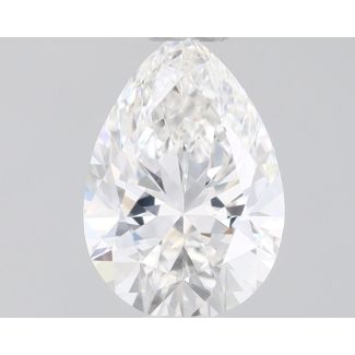 0.71 Carat Pear F VS1 - EX VG GIA Natural Diamond