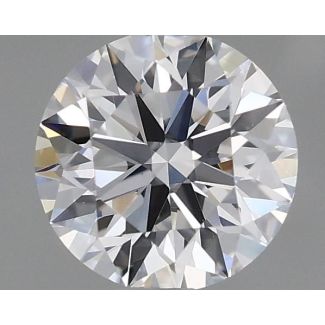 0.51 Carat Round D VS1 EX GIA Natural Diamond