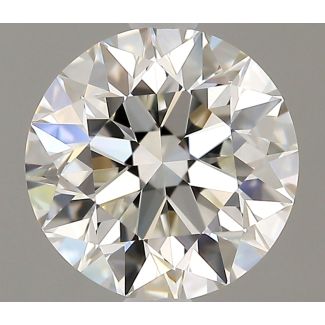 0.9 Carat Round H VVS1 EX GIA Natural Diamond