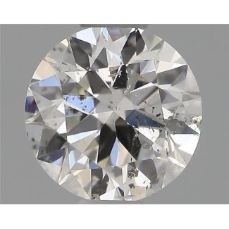 0.50 Carat Round H SI2 VG GD GIA Natural Diamond