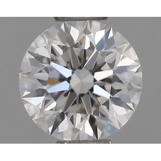 0.37 Carat Round D VVS1 EX GIA Natural Diamond