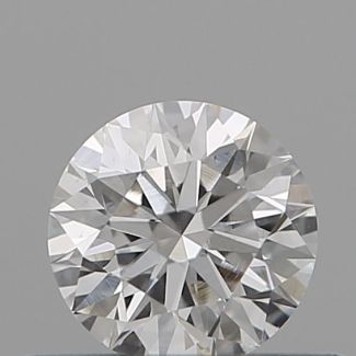 0.36 Carat Round D SI1 EX GIA Natural Diamond