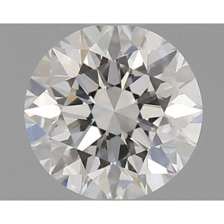 0.5 Carat Round H VS1 EX GD GIA Natural Diamond