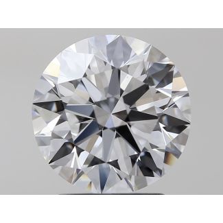 2.1 Carat Round D VVS2 EX GIA Natural Diamond