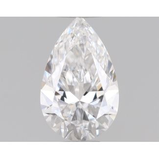 0.35 Carat Pear D VVS2 - EX VG GIA Natural Diamond