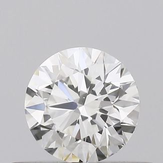 0.33 Carat Round H VS1 EX GIA Natural Diamond