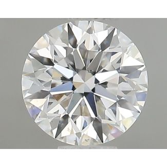 0.70 Carat Round E VS2 VG EX GIA Natural Diamond