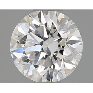 0.36 Carat Round F VVS1 EX GIA Natural Diamond