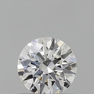 0.5 Carat Round E VVS2 EX GIA Natural Diamond