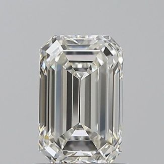 1.01 Carat Emerald G VVS1 - VG IGI Natural Diamond