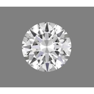 0.18 Carat Round F VVS2 EX GIA Natural Diamond