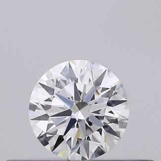 0.19 Carat Round E SI1 EX GIA Natural Diamond