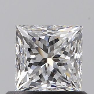 0.70 Carat Princess E VVS1 - EX VG GIA Natural Diamond