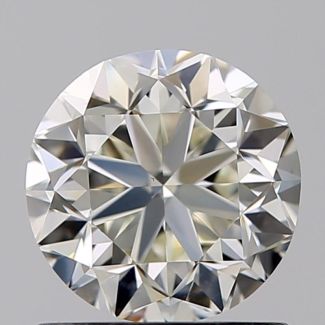 1.00 Carat Round J VVS2 GD EX VG GIA Natural Diamond