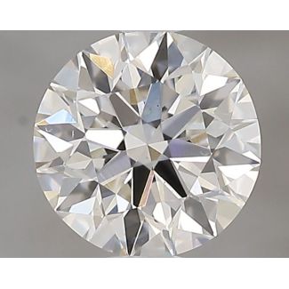 0.53 Carat Round G VS1 EX GIA Natural Diamond