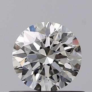 0.50 Carat Round H VS1 VG EX GIA Natural Diamond