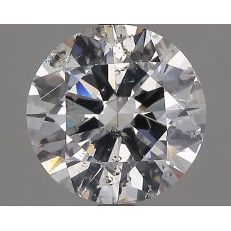 3.01 Carat Round E SI2 VG EX HRD Natural Diamond