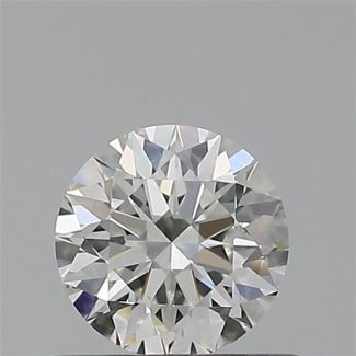 0.45 Carat Round H VS2 EX GIA Natural Diamond